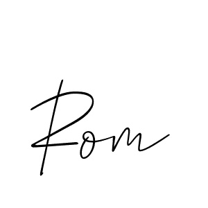 You can use this online signature creator to create a handwritten signature for the name Rom. This is the best online autograph maker. Rom signature style 2 images and pictures png