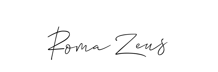 Also we have Roma Zeus name is the best signature style. Create professional handwritten signature collection using Allison_Script autograph style. Roma Zeus signature style 2 images and pictures png