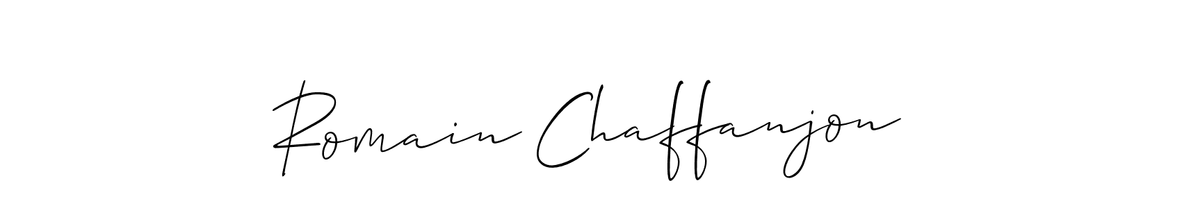 Best and Professional Signature Style for Romain Chaffanjon. Allison_Script Best Signature Style Collection. Romain Chaffanjon signature style 2 images and pictures png