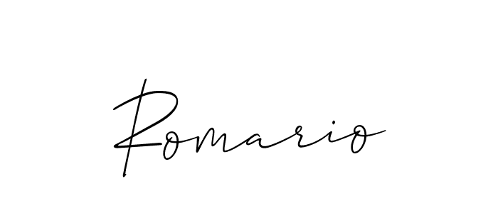 Make a beautiful signature design for name Romario. Use this online signature maker to create a handwritten signature for free. Romario signature style 2 images and pictures png