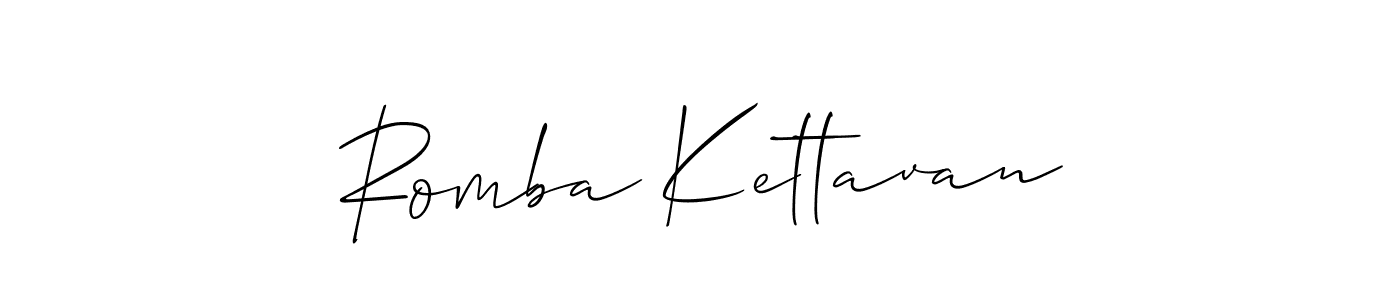 Also You can easily find your signature by using the search form. We will create Romba Kettavan name handwritten signature images for you free of cost using Allison_Script sign style. Romba Kettavan signature style 2 images and pictures png