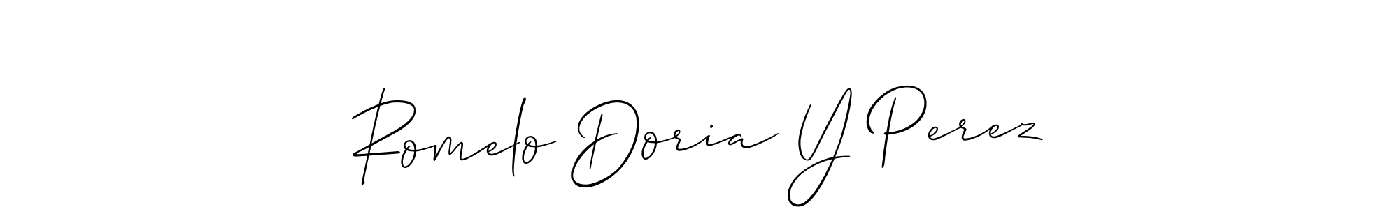 This is the best signature style for the Romelo Doria Y Perez name. Also you like these signature font (Allison_Script). Mix name signature. Romelo Doria Y Perez signature style 2 images and pictures png