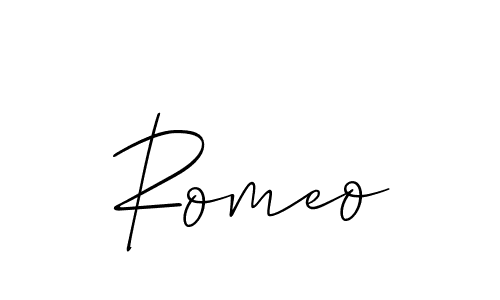 It looks lik you need a new signature style for name Romeo. Design unique handwritten (Allison_Script) signature with our free signature maker in just a few clicks. Romeo signature style 2 images and pictures png