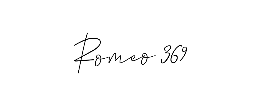 Make a beautiful signature design for name Romeo 369. Use this online signature maker to create a handwritten signature for free. Romeo 369 signature style 2 images and pictures png