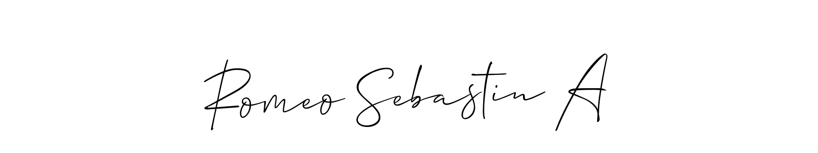 Once you've used our free online signature maker to create your best signature Allison_Script style, it's time to enjoy all of the benefits that Romeo Sebastin A name signing documents. Romeo Sebastin A signature style 2 images and pictures png