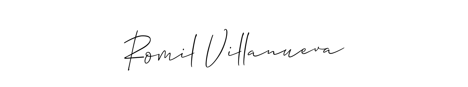 Check out images of Autograph of Romil Villanueva name. Actor Romil Villanueva Signature Style. Allison_Script is a professional sign style online. Romil Villanueva signature style 2 images and pictures png