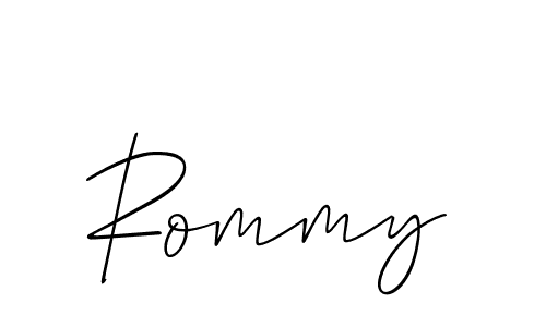 Allison_Script is a professional signature style that is perfect for those who want to add a touch of class to their signature. It is also a great choice for those who want to make their signature more unique. Get Rommy name to fancy signature for free. Rommy signature style 2 images and pictures png