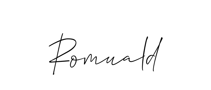 It looks lik you need a new signature style for name Romuald. Design unique handwritten (Allison_Script) signature with our free signature maker in just a few clicks. Romuald signature style 2 images and pictures png