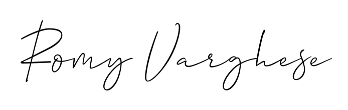 See photos of Romy Varghese official signature. Check more albums & portfolios. Read reviews & check more about Allison_Script font. Romy Varghese signature style 2 images and pictures png