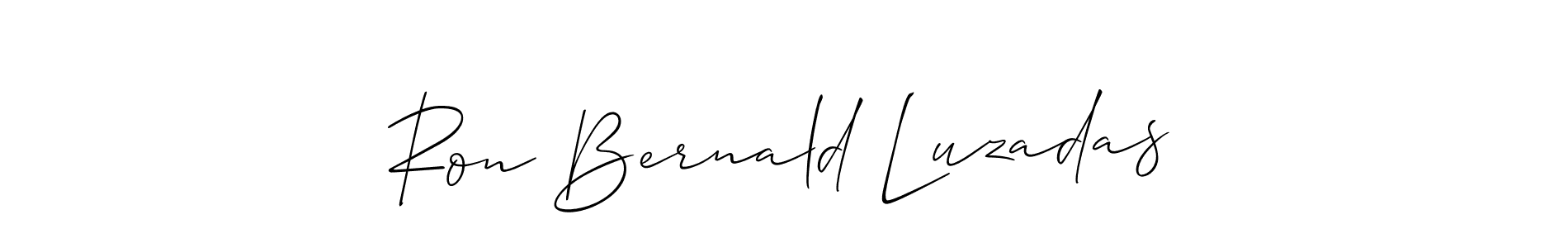 Make a beautiful signature design for name Ron Bernald Luzadas. Use this online signature maker to create a handwritten signature for free. Ron Bernald Luzadas signature style 2 images and pictures png