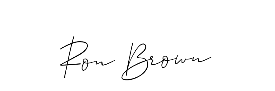 if you are searching for the best signature style for your name Ron Brown. so please give up your signature search. here we have designed multiple signature styles  using Allison_Script. Ron Brown signature style 2 images and pictures png