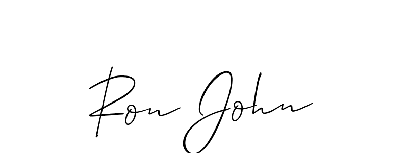 Make a beautiful signature design for name Ron John. Use this online signature maker to create a handwritten signature for free. Ron John signature style 2 images and pictures png