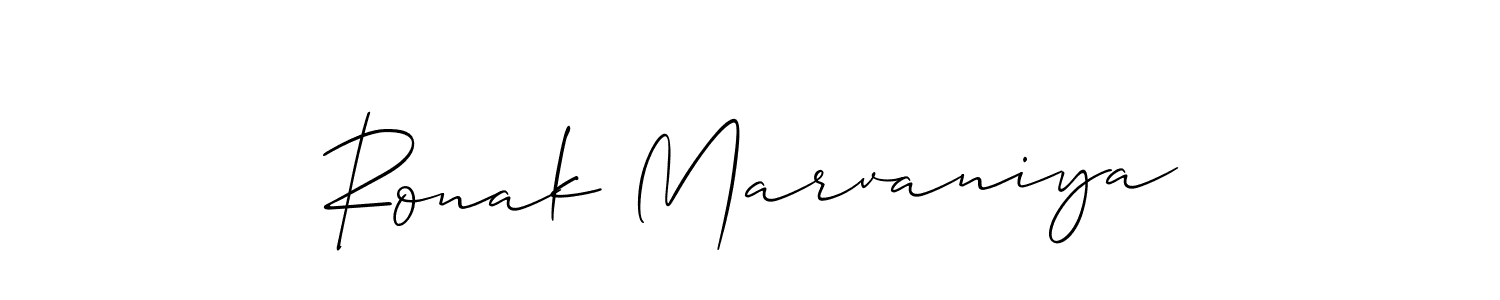 Similarly Allison_Script is the best handwritten signature design. Signature creator online .You can use it as an online autograph creator for name Ronak Marvaniya. Ronak Marvaniya signature style 2 images and pictures png