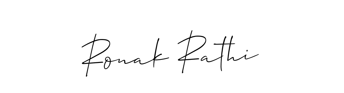 Once you've used our free online signature maker to create your best signature Allison_Script style, it's time to enjoy all of the benefits that Ronak Rathi name signing documents. Ronak Rathi signature style 2 images and pictures png