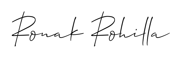Discover the perfect balance of readability and style for Ronak Rohilla with Allison_Script font. Create your dream signature today. Ronak Rohilla signature style 2 images and pictures png