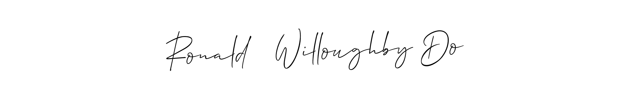 How to Draw Ronald   Willoughby Do signature style? Allison_Script is a latest design signature styles for name Ronald   Willoughby Do. Ronald   Willoughby Do signature style 2 images and pictures png