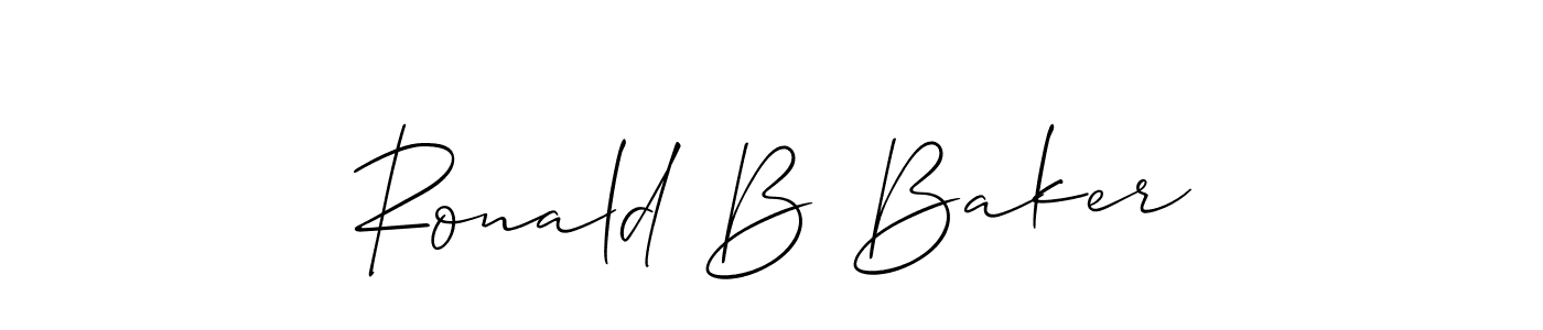 Once you've used our free online signature maker to create your best signature Allison_Script style, it's time to enjoy all of the benefits that Ronald B Baker name signing documents. Ronald B Baker signature style 2 images and pictures png