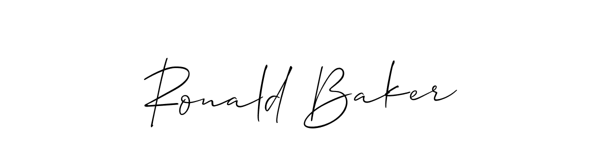 This is the best signature style for the Ronald Baker name. Also you like these signature font (Allison_Script). Mix name signature. Ronald Baker signature style 2 images and pictures png