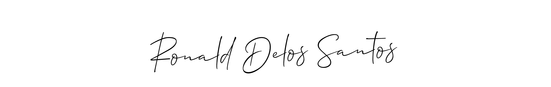 Also we have Ronald Delos Santos name is the best signature style. Create professional handwritten signature collection using Allison_Script autograph style. Ronald Delos Santos signature style 2 images and pictures png