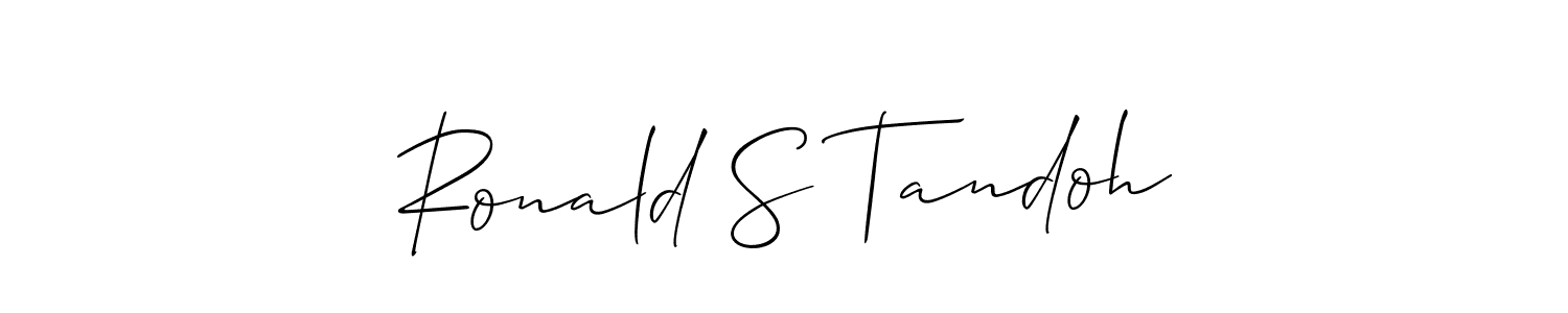 Make a beautiful signature design for name Ronald S Tandoh. Use this online signature maker to create a handwritten signature for free. Ronald S Tandoh signature style 2 images and pictures png