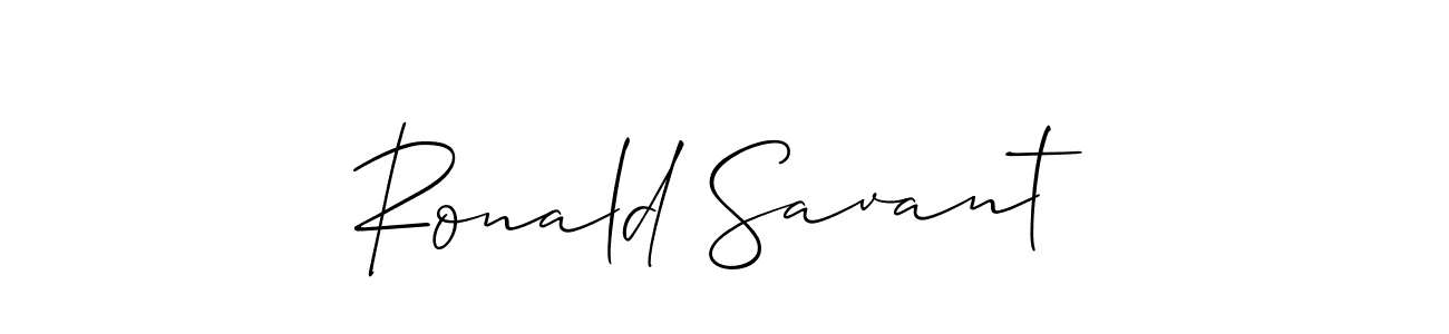 Make a beautiful signature design for name Ronald Savant. Use this online signature maker to create a handwritten signature for free. Ronald Savant signature style 2 images and pictures png