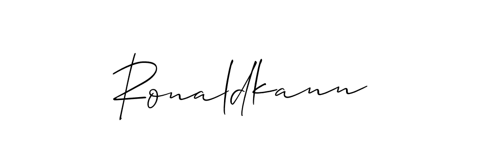 Once you've used our free online signature maker to create your best signature Allison_Script style, it's time to enjoy all of the benefits that Ronaldkann name signing documents. Ronaldkann signature style 2 images and pictures png