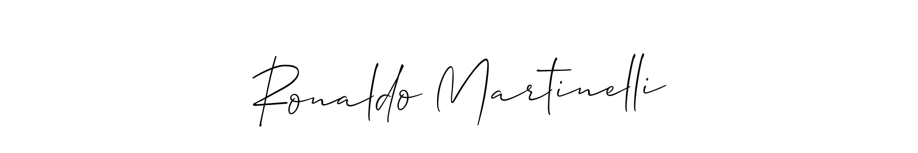 This is the best signature style for the Ronaldo Martinelli name. Also you like these signature font (Allison_Script). Mix name signature. Ronaldo Martinelli signature style 2 images and pictures png