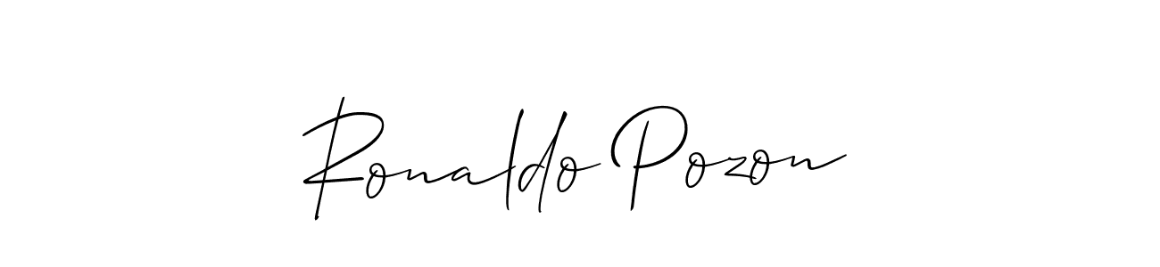 You can use this online signature creator to create a handwritten signature for the name Ronaldo Pozon. This is the best online autograph maker. Ronaldo Pozon signature style 2 images and pictures png