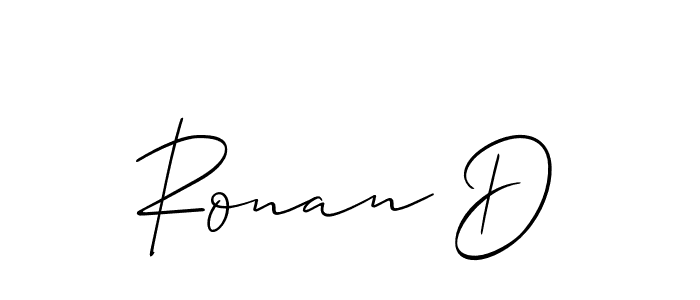 Best and Professional Signature Style for Ronan D. Allison_Script Best Signature Style Collection. Ronan D signature style 2 images and pictures png