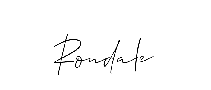 How to Draw Rondale signature style? Allison_Script is a latest design signature styles for name Rondale. Rondale signature style 2 images and pictures png