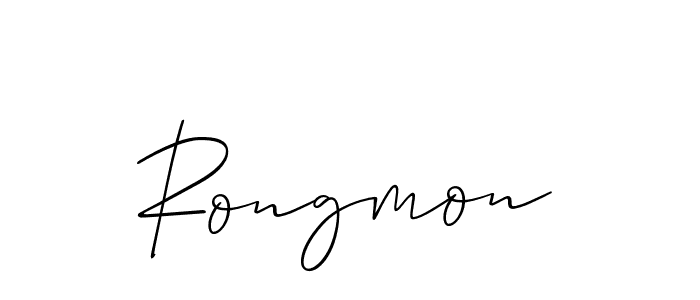 Make a beautiful signature design for name Rongmon. Use this online signature maker to create a handwritten signature for free. Rongmon signature style 2 images and pictures png