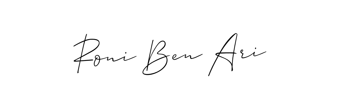 See photos of Roni Ben Ari official signature by Spectra . Check more albums & portfolios. Read reviews & check more about Allison_Script font. Roni Ben Ari signature style 2 images and pictures png