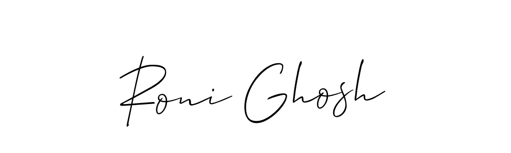 How to Draw Roni Ghosh signature style? Allison_Script is a latest design signature styles for name Roni Ghosh. Roni Ghosh signature style 2 images and pictures png