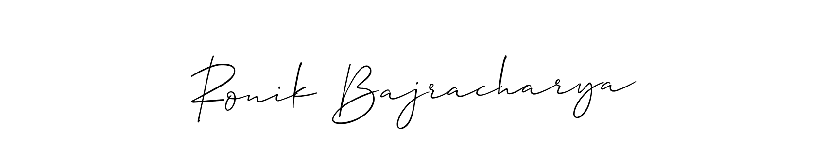 You can use this online signature creator to create a handwritten signature for the name Ronik Bajracharya. This is the best online autograph maker. Ronik Bajracharya signature style 2 images and pictures png