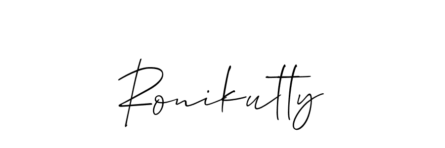 You can use this online signature creator to create a handwritten signature for the name Ronikutty. This is the best online autograph maker. Ronikutty signature style 2 images and pictures png