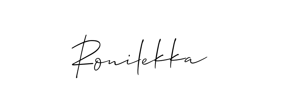 Similarly Allison_Script is the best handwritten signature design. Signature creator online .You can use it as an online autograph creator for name Ronilekka. Ronilekka signature style 2 images and pictures png
