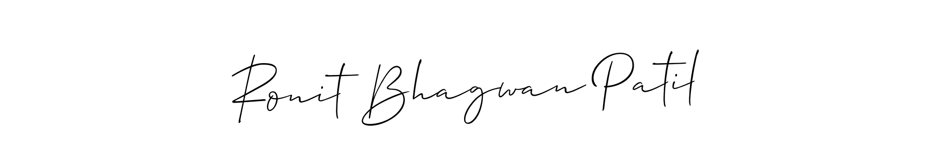 It looks lik you need a new signature style for name Ronit Bhagwan Patil. Design unique handwritten (Allison_Script) signature with our free signature maker in just a few clicks. Ronit Bhagwan Patil signature style 2 images and pictures png