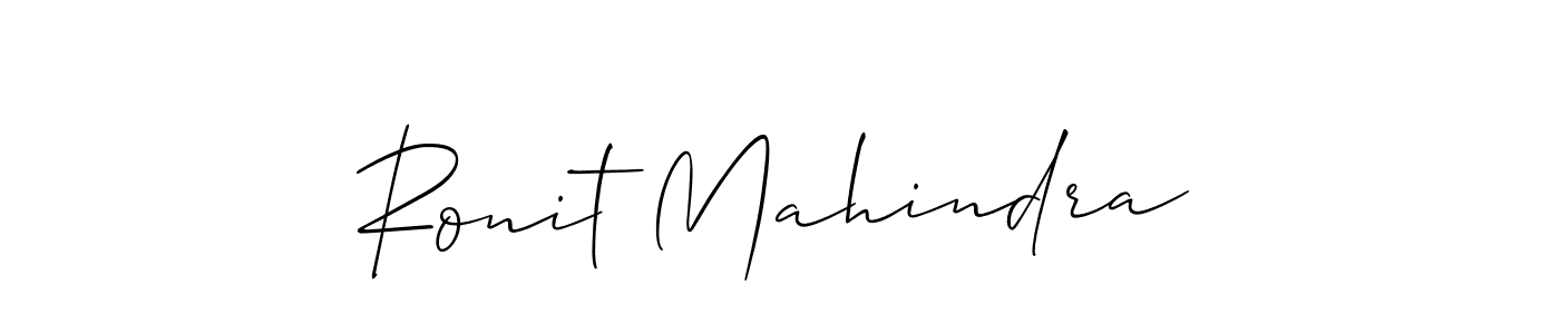 You should practise on your own different ways (Allison_Script) to write your name (Ronit Mahindra) in signature. don't let someone else do it for you. Ronit Mahindra signature style 2 images and pictures png