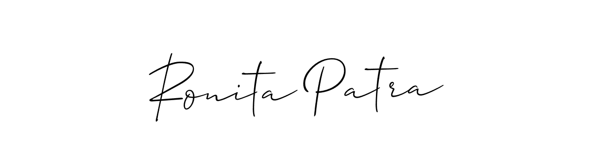 Make a beautiful signature design for name Ronita Patra. Use this online signature maker to create a handwritten signature for free. Ronita Patra signature style 2 images and pictures png