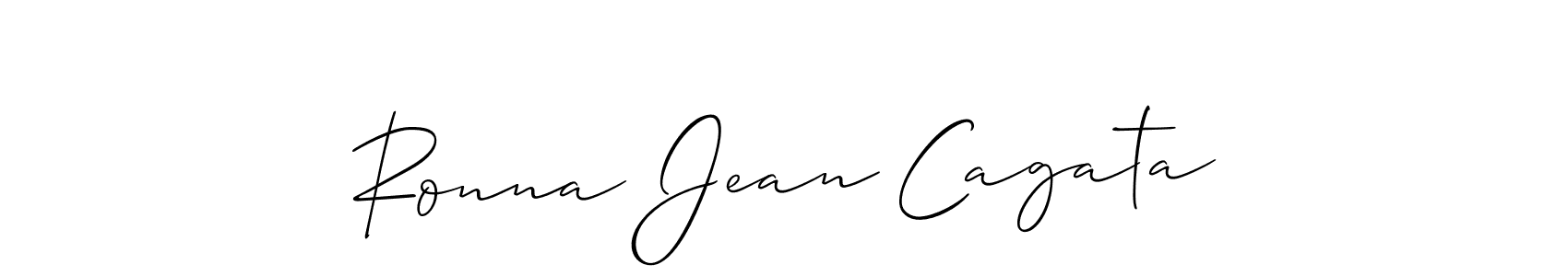 You should practise on your own different ways (Allison_Script) to write your name (Ronna Jean Cagata) in signature. don't let someone else do it for you. Ronna Jean Cagata signature style 2 images and pictures png