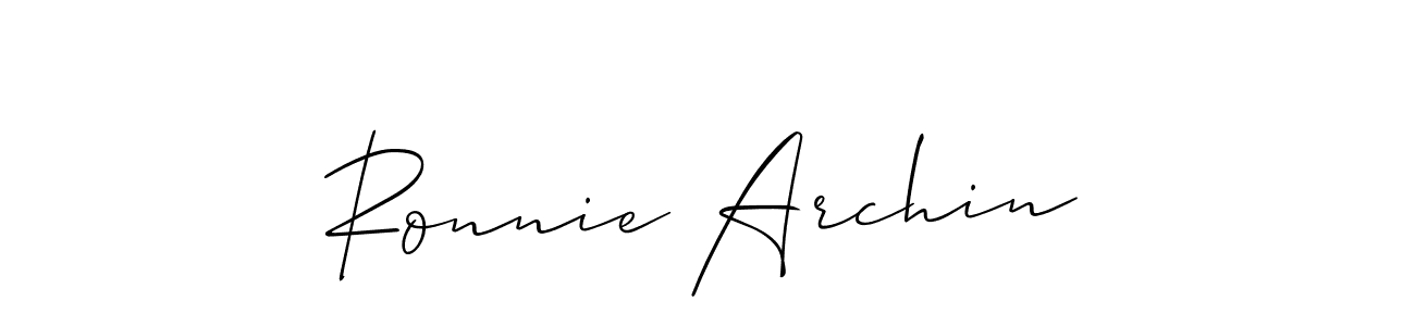 if you are searching for the best signature style for your name Ronnie Archin. so please give up your signature search. here we have designed multiple signature styles  using Allison_Script. Ronnie Archin signature style 2 images and pictures png