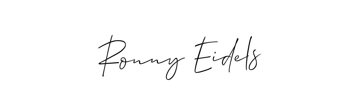 How to make Ronny Eidels signature? Allison_Script is a professional autograph style. Create handwritten signature for Ronny Eidels name. Ronny Eidels signature style 2 images and pictures png