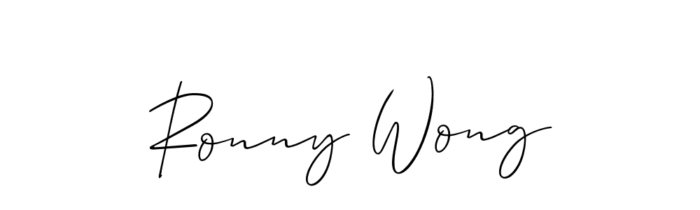 Also we have Ronny Wong name is the best signature style. Create professional handwritten signature collection using Allison_Script autograph style. Ronny Wong signature style 2 images and pictures png