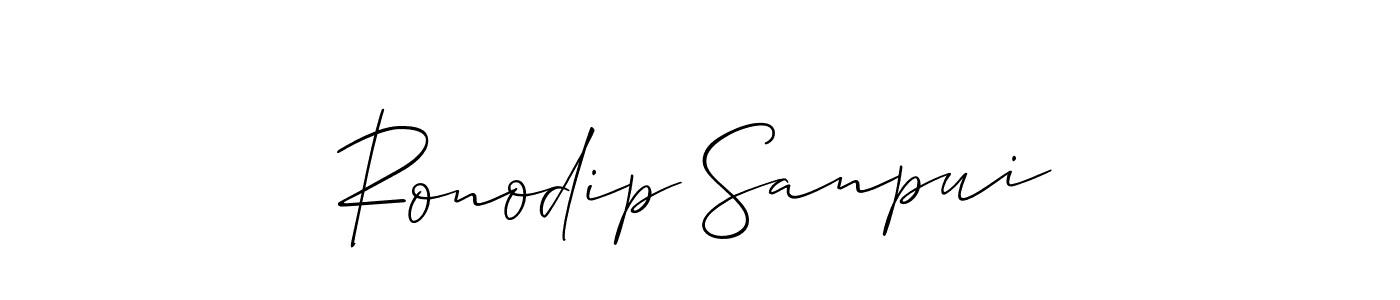 Make a beautiful signature design for name Ronodip Sanpui. Use this online signature maker to create a handwritten signature for free. Ronodip Sanpui signature style 2 images and pictures png