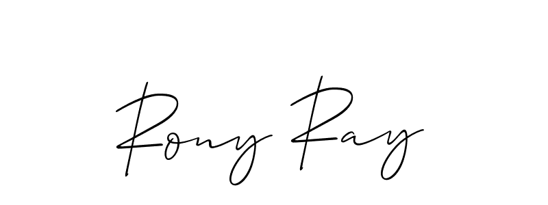 if you are searching for the best signature style for your name Rony Ray. so please give up your signature search. here we have designed multiple signature styles  using Allison_Script. Rony Ray signature style 2 images and pictures png