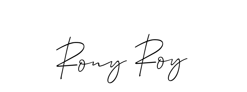 Once you've used our free online signature maker to create your best signature Allison_Script style, it's time to enjoy all of the benefits that Rony Roy name signing documents. Rony Roy signature style 2 images and pictures png