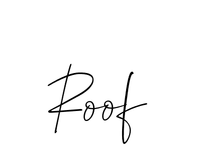 Make a beautiful signature design for name Roof. Use this online signature maker to create a handwritten signature for free. Roof signature style 2 images and pictures png