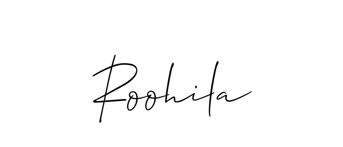 This is the best signature style for the Roohila name. Also you like these signature font (Allison_Script). Mix name signature. Roohila signature style 2 images and pictures png