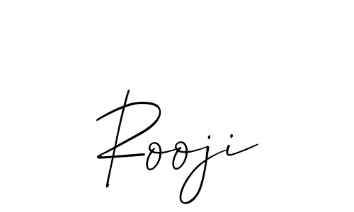 You should practise on your own different ways (Allison_Script) to write your name (Rooji) in signature. don't let someone else do it for you. Rooji signature style 2 images and pictures png