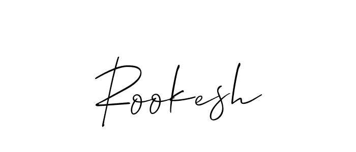 if you are searching for the best signature style for your name Rookesh. so please give up your signature search. here we have designed multiple signature styles  using Allison_Script. Rookesh signature style 2 images and pictures png